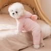 Thicken Winter Warm Dog Clothes Four Legged Dog Jumpsuit Dog Bodysuit Dog Cotton Jacket  Daily Wear