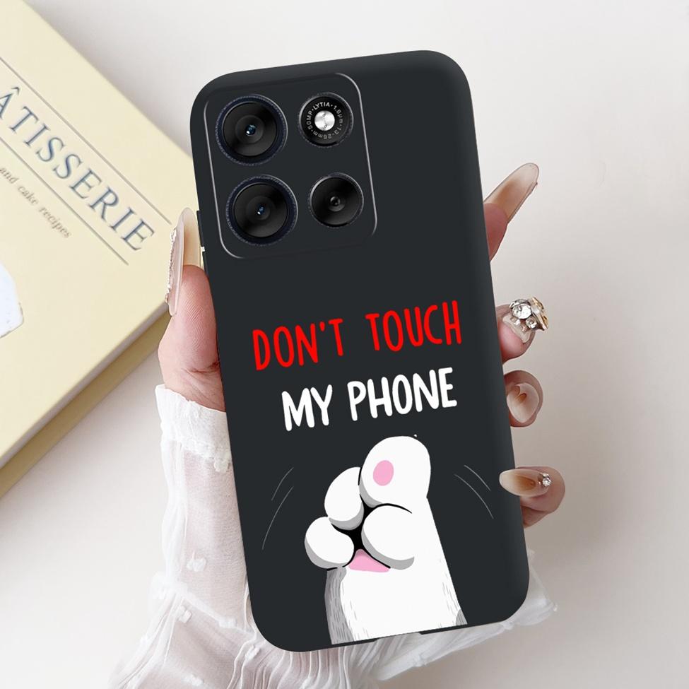 5G For Motorola Moto G56 G86 Cover For Motorola Moto G86 Case Silicone Fashion Butterfly Luxury Cute Funny Painted Back Cover