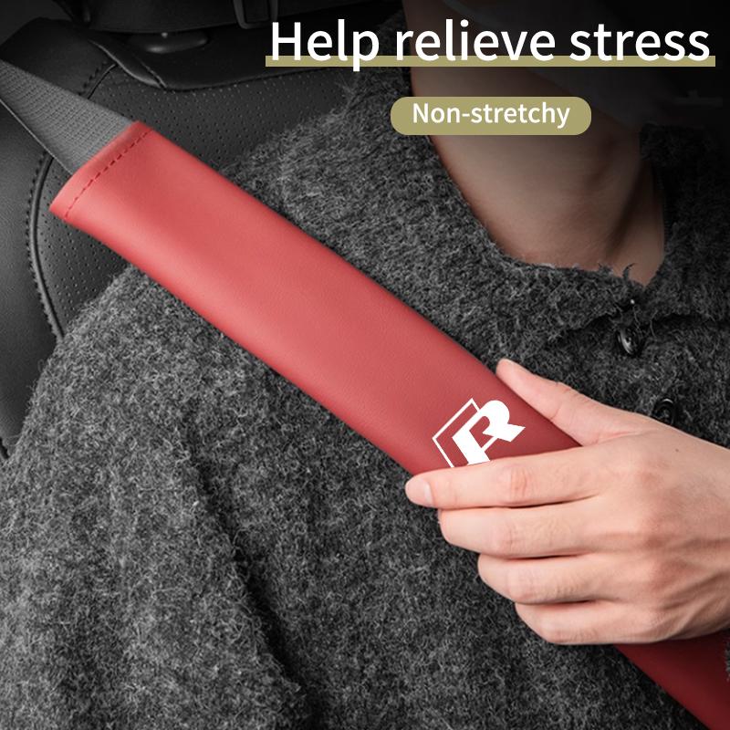2026 Hot For Volkswagen VW Car Seatbelt Shoulder Cover Seat Belt Guard Pad Protection For VW Passat Golf Tiguan Polo Scirocco Je