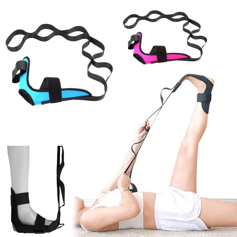 Fascia Stretcher Finally Flexible Again Yoga Strap Belt Trainning And Exercise Stroke Hemiplegia Rehabilitation Leg Stretcher