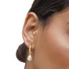 Elegant French Classic Water Drop Pearl Earrings for Women - Stainless Steel Stud, High-End, Light Luxury Style