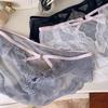 Sexy Lace Ladies' Underwear with Open Design, Lightweight, Breathable, Low-waist Triangle Pants