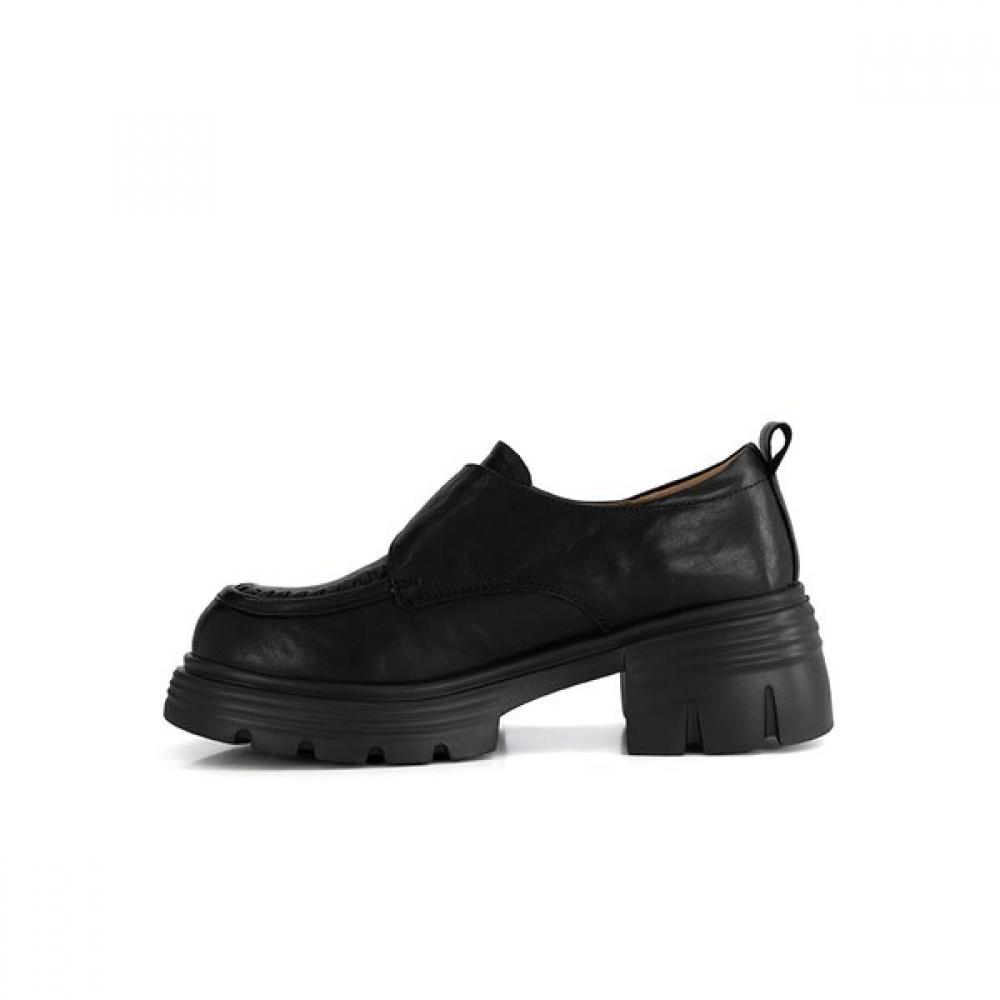 VAINER Women Comfort Oversole Loafer Black Samm040ak