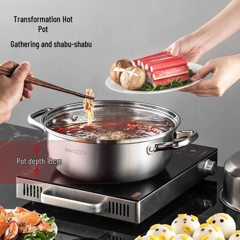 Meichu Double-layer Stainless Steel Steamer