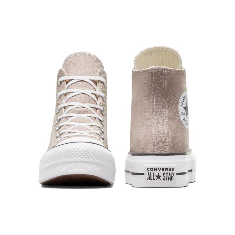 Converse Chuck Taylor All Star Simple and Versatile High-Top Canvas Shoes Women's Beige