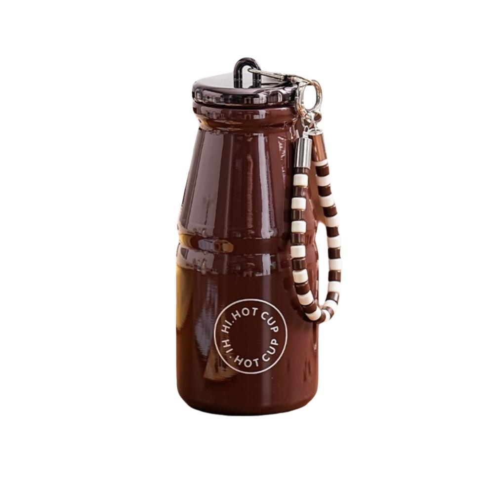 Leak Proof Milk Coffee Cup 280ML Portable Thermal Cup Vintage Vacuum Cup  Office 280ML кофейный