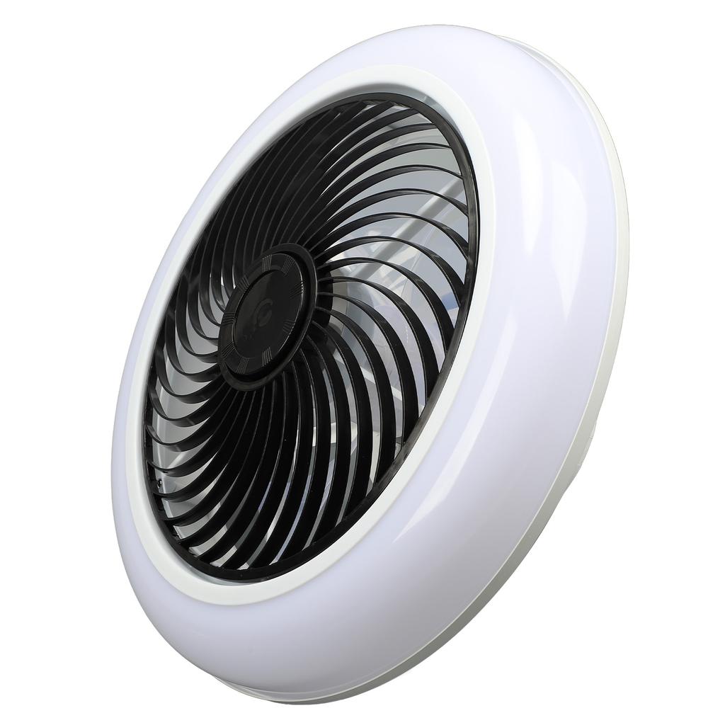 Ceiling Fan Light 6 Gear Wind Stepless Dimmable Quiet Modern Flush Mount Ceiling Fan with Light and