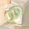4Pcs Womens Spiral Hair Ties Telephone Wire Cord Elastic Hair Bands Accessories For Daily Travel Party Use