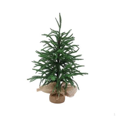 Albero di Natale da Tavolo Artificiale Finta Vegetazione Desktop per Decorazione Casa Festivo