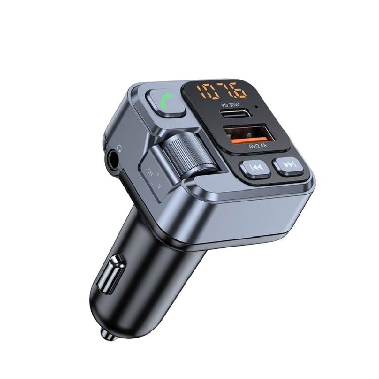 

Bluetooth-совместимый FM-передатчик для автомобиля, USB-адаптер для зарядки автомобиля PD30W QC3.0, MP3-плеер 1