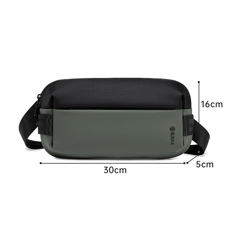 Lightweight Shoulder Bag Men S Messenger Bag Outdoor Leisure Going Out Portable Commuter Backpack Men S зелёный