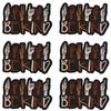 10PCS Fashion Black Girl Embroidered Patch Iron On Patches For Clothing Black Girl Magic Patches For Clothes Jackets Sewing DIY