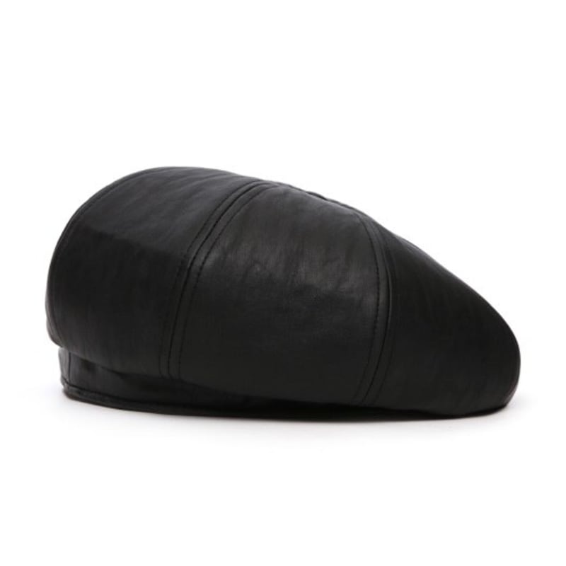 UNDERCONTROL STUDIO BREAD BERET / LEATHER / m BLACK