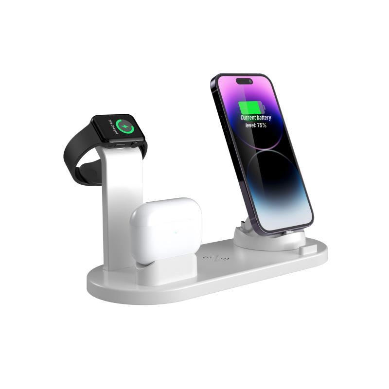 15W 4-in-1 Wireless Charging Dock for Phones, Watches, and Earphones