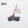 Eye-catching Bag Ornament Motorcycle Pendant Faux Leather Mini Backpack Charm