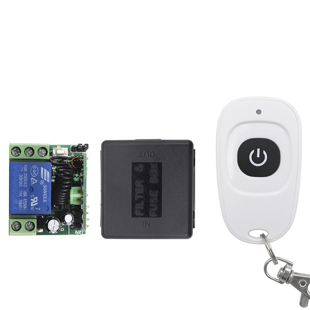 

12V Relay 1CH Wireless RF Circuit Board Garage Door Remote Control Switch Receiver Transmitter For Automatic Circuit Conversion China Mainland