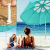 Umbrella Ground Stake - Spiral Tent Anchor for Beach & Patio Umbrellas, Secure Sand/Soil Insertion, Easy-Grip Handle for Outdoor Use, Patio Essentials