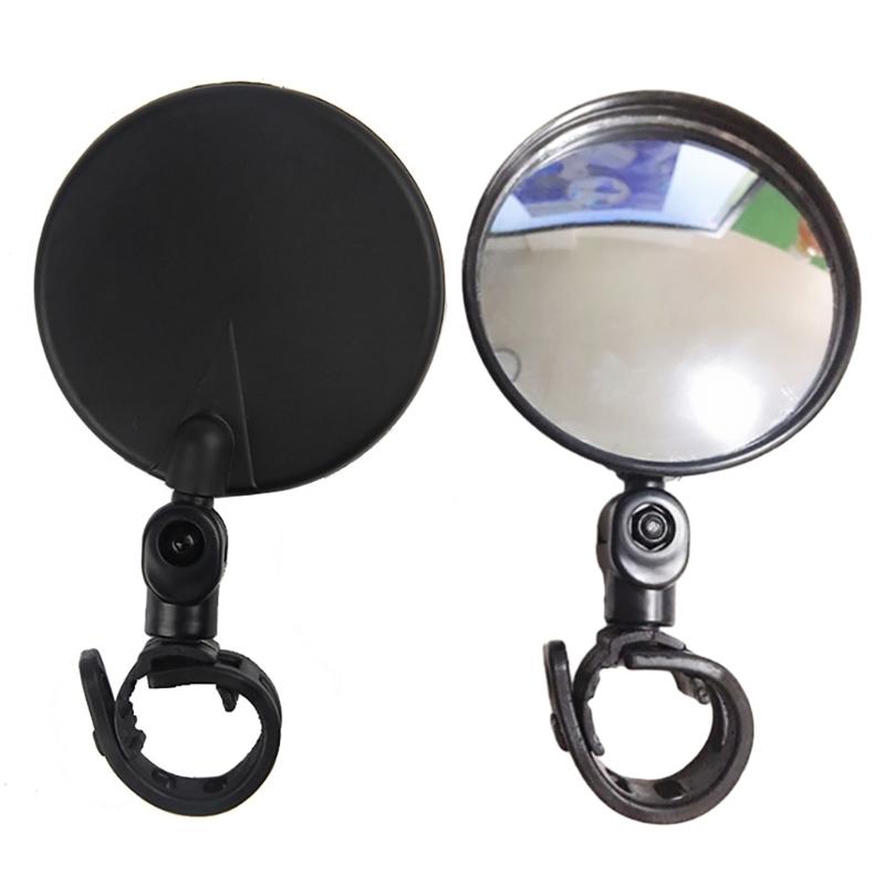 Handlebar Bike Glasses, Bicycles Cycling Rear View Glasses, 360 Degree Adjustable Rotatable Handlebar Mounted Glasses