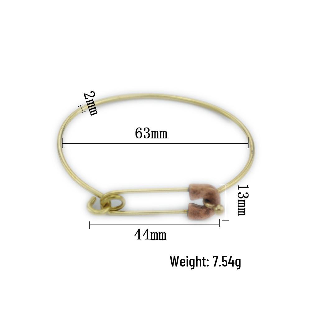 2024 Versatile Korean-Style Adjustable Copper Geometric Bracelet