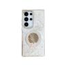 Creative Women'S Makeup Mirror Mobile Phone Case For Samsung S25Ultra Bear Butterfly S24 Heart Mirror A15 Flower