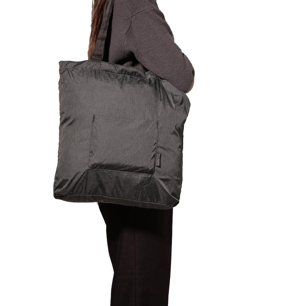 Compact, Foldable, Palm-sized 14-liter Tote Bag with Water-repellent and Teflon Coating. N-Palm Tote Bag.