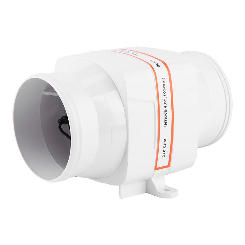 Electric Air Blower Bilge Bilge Air Blower 4in Boat Accessory for 4in Diameter Hose Engine Compartments Bilges Galleys