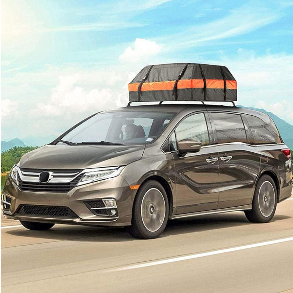 Wasserdichte Auto-Dachgepäcktasche 420D Oxford-Gewebe Dachgepäcktasche Verstellbare Dachgepäckträger Camping