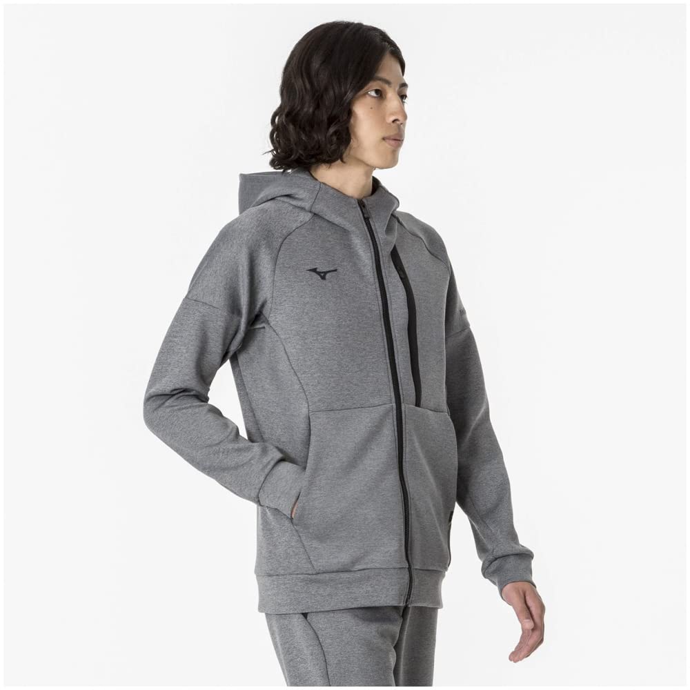Training stretch easy to move heather size L wear, sweatshirt, hoodie, tracksuit, in, 32MCA050, gray,