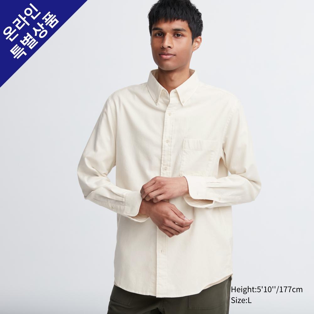 

фланелевая рубашка UNIQLO (длинные рукава, воротник на пуговицах)