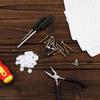 680pcs Self-Adhesive Screw Hole Stickers & Covers, 0.47in 0.59in 0.83in Dust-Proof White Furniture Caps for Wood Screws, Self Tapping