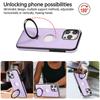 Apple 15 Pro Max Magnetic Leather Case with Wireless Charging and Stand Ring for 16 Plus.