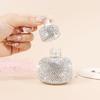 Diamond-Studded Glass Dropper Bottle for Luxury Perfume or Essential Oils (30ml)