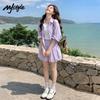 MJ STYLE Women's Lightweight Sun Protection Shirt and Shorts Set