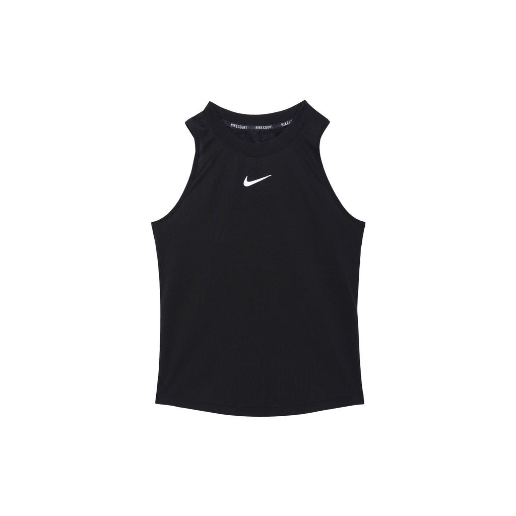Nike Court Advantage Solid Color Quick-Dry Sleeveless Tennis Top Women Tops Black FD5674-010