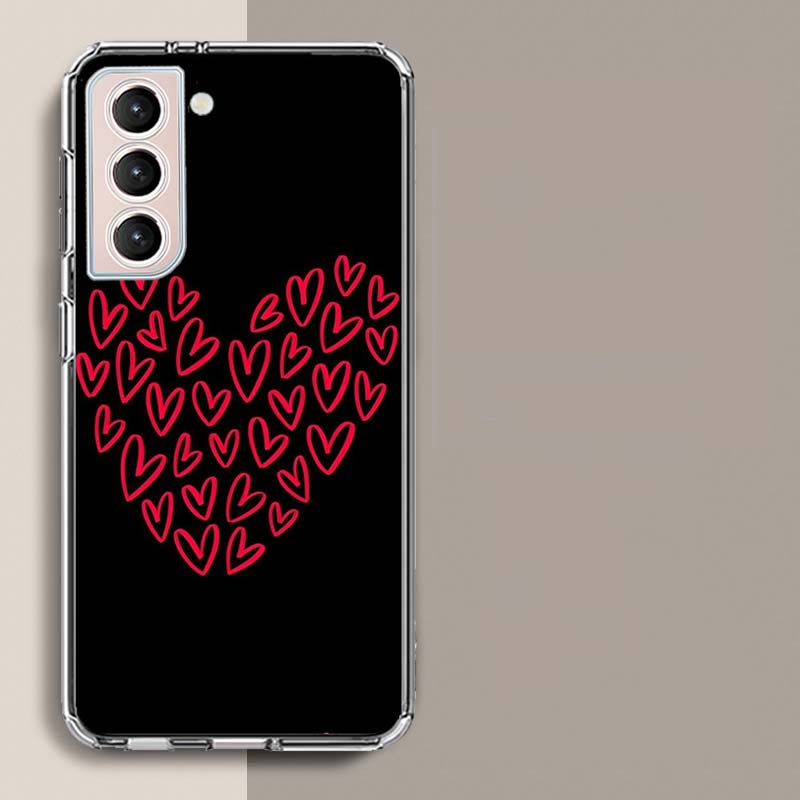 Love Your Heart Shape With Love Phone Case For Galaxy A14 A24 A34 A54 Samsung A02S A12 A22 A32 A42 A52 A72 A13 A33 A53 5G A03 A0