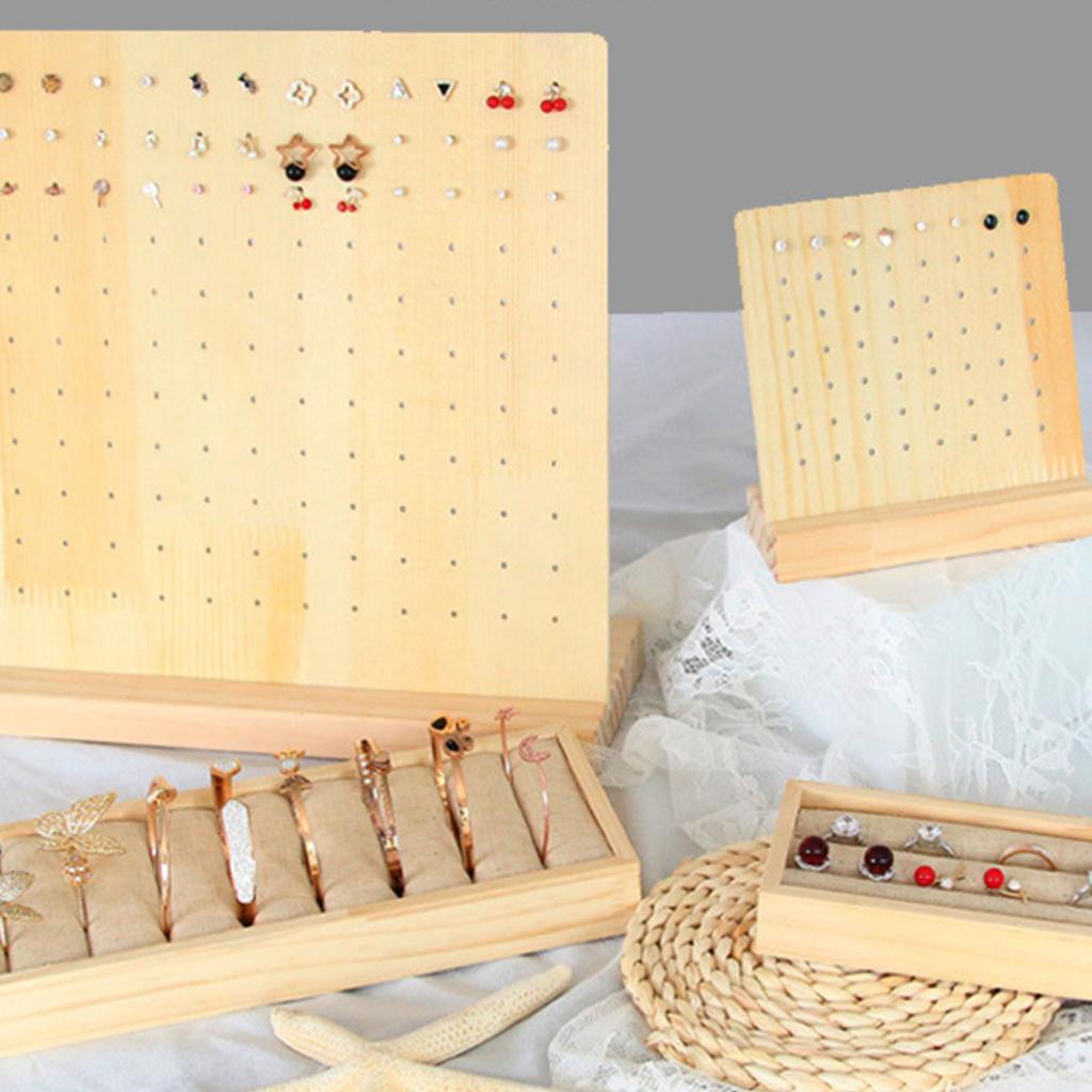 Large Capacity Earrings Stud Display Stand for Creative 56/132 Holes Earrings To