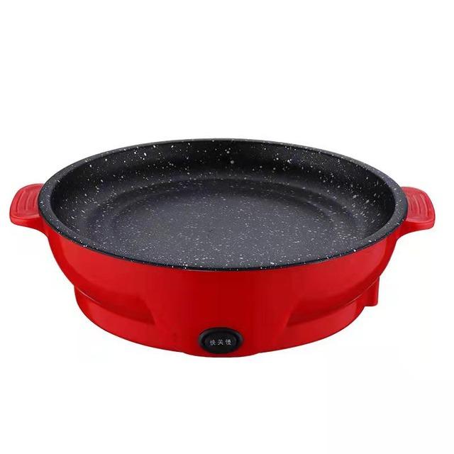 Electric Frying Pan Smokeless Barbecue Fried Steak Fish Omelette Frying Pan Non-stick Cooker