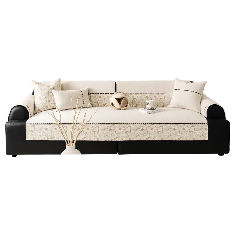 Sofa Cushion Universal In All Seasons  New Non-Slip Seat Cushion Light Luxury High-End Living Room Sofa Cover Cloth Towel