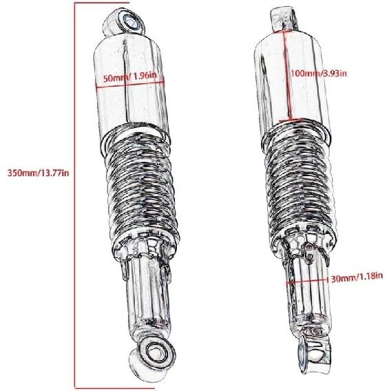 Motorcycle Shock Absorber Motorcycle Shock Absorber For Su&zuki GN125 GN125F GS125 Rear Shock Absorber