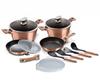 Berlinger Haus Bh-7058 Rose Gold Granite Cookware Set 13 Pcs.