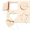 Busy Board DIY Accessories Material Basic Skill Sensory Toy Unpainted Activity for Kids Preschool