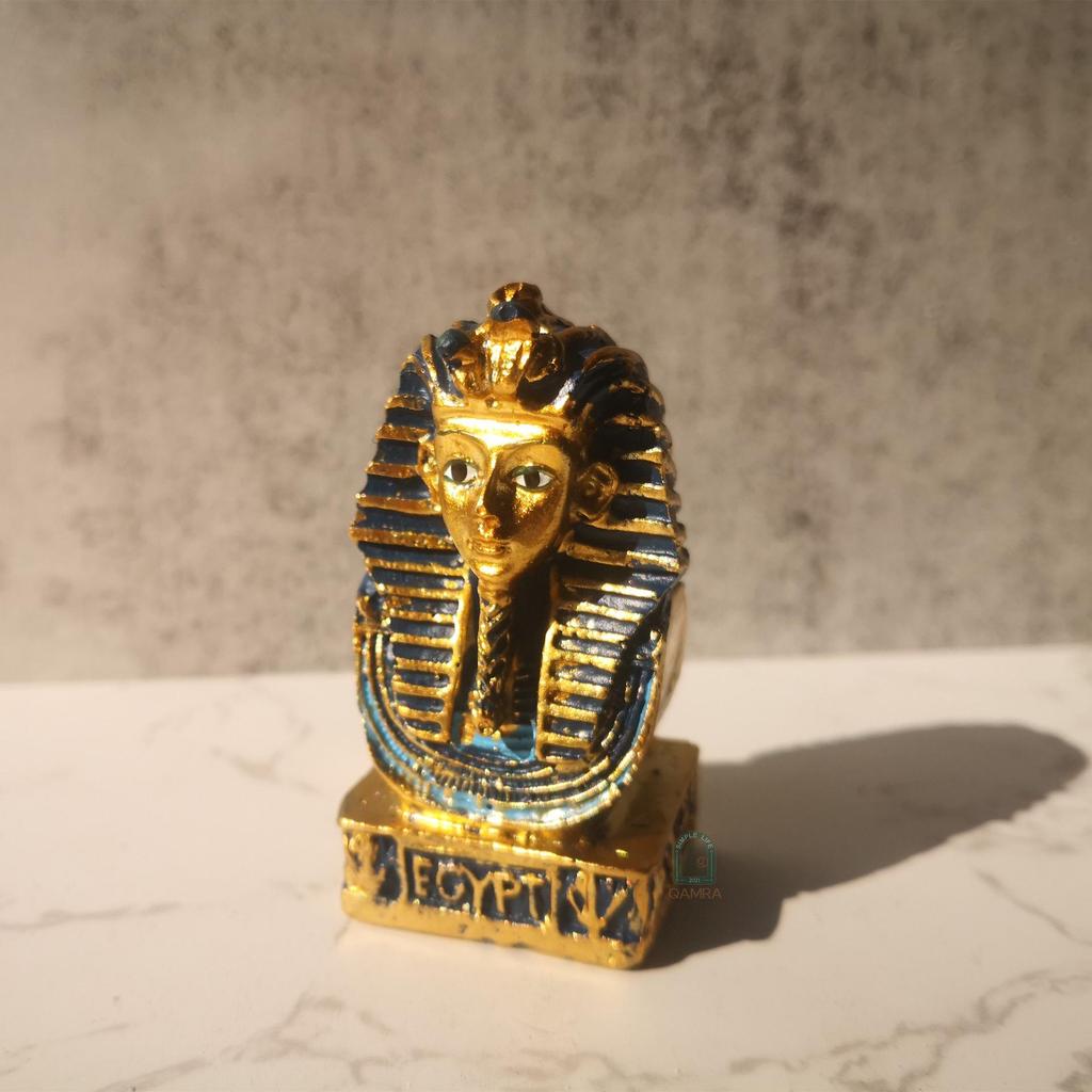 Xianci Ägyptisches Figurenset: Pyramide, Sphinx, Obelisk, Mumie und Pharao-Dekor für Kinderzimmer.