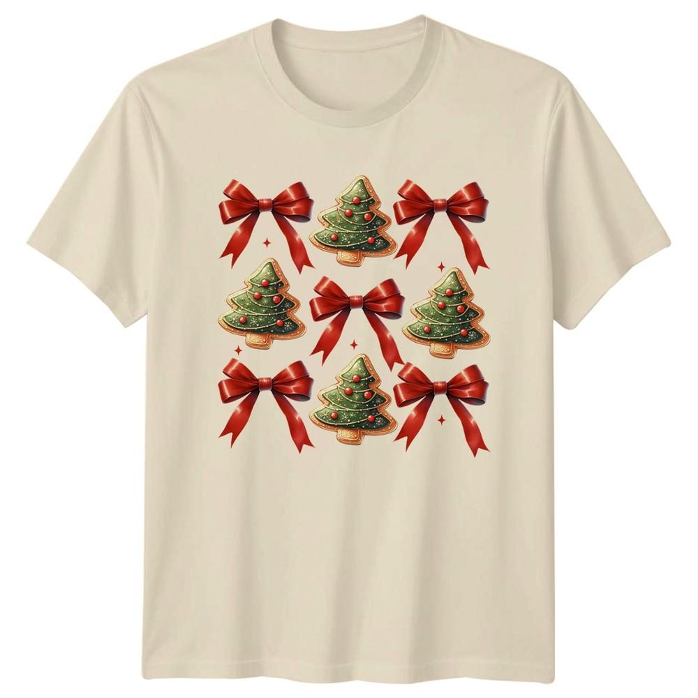 Christmas Tree Gingerbread Holiday Unisexs TShirt Unisexs Tee Graphic Top