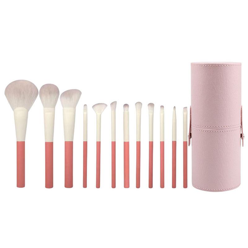 Holiday Series 12 Piece Makeup Brush Set Super Soft Hair High Loose Powder High Gloss Eye Shadow Makeup Brush Tool Powder Blusher