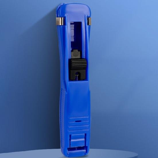 Portable Binder Clip Stapler No Hole Punching Metal Clip Stapler Reusable Office Document Binder Dispenser for Office And Home Use