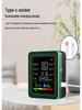 6-in-1 Air Quality Monitor: Formaldehyde, PM2.5, CO2, TVOC Detection