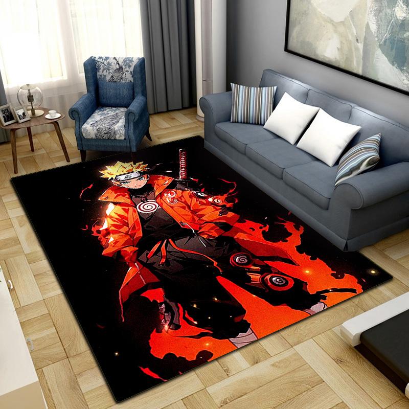 

Anime-Naruto Area Carpet for Living Room Bedroom Home Decor Cool Movie Mat Floor Mat -LXR70 60x90cm