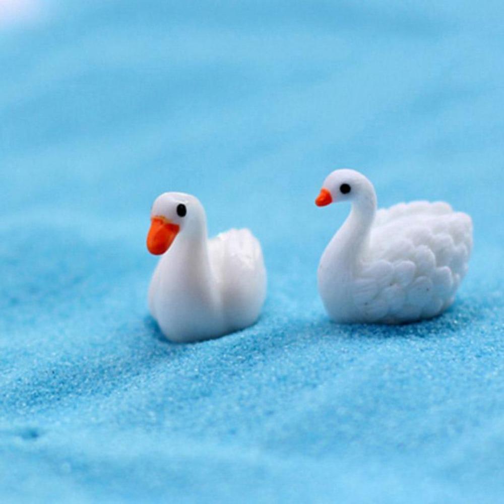 Мини-животные 3 фигурки Маленькая утка Птица Фея Сад Миниатюрный ландшафт Террариум — фото 44