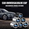 Naklejka Samochodowa 4 szt. Emblemat Samochodowy Nakrętki na Zawory Kół Opon Dla Ford Stracing Racing Fiesta Ranger Focus Kuga Mustang Trzpień Powietrza Korek Opony Samochodu