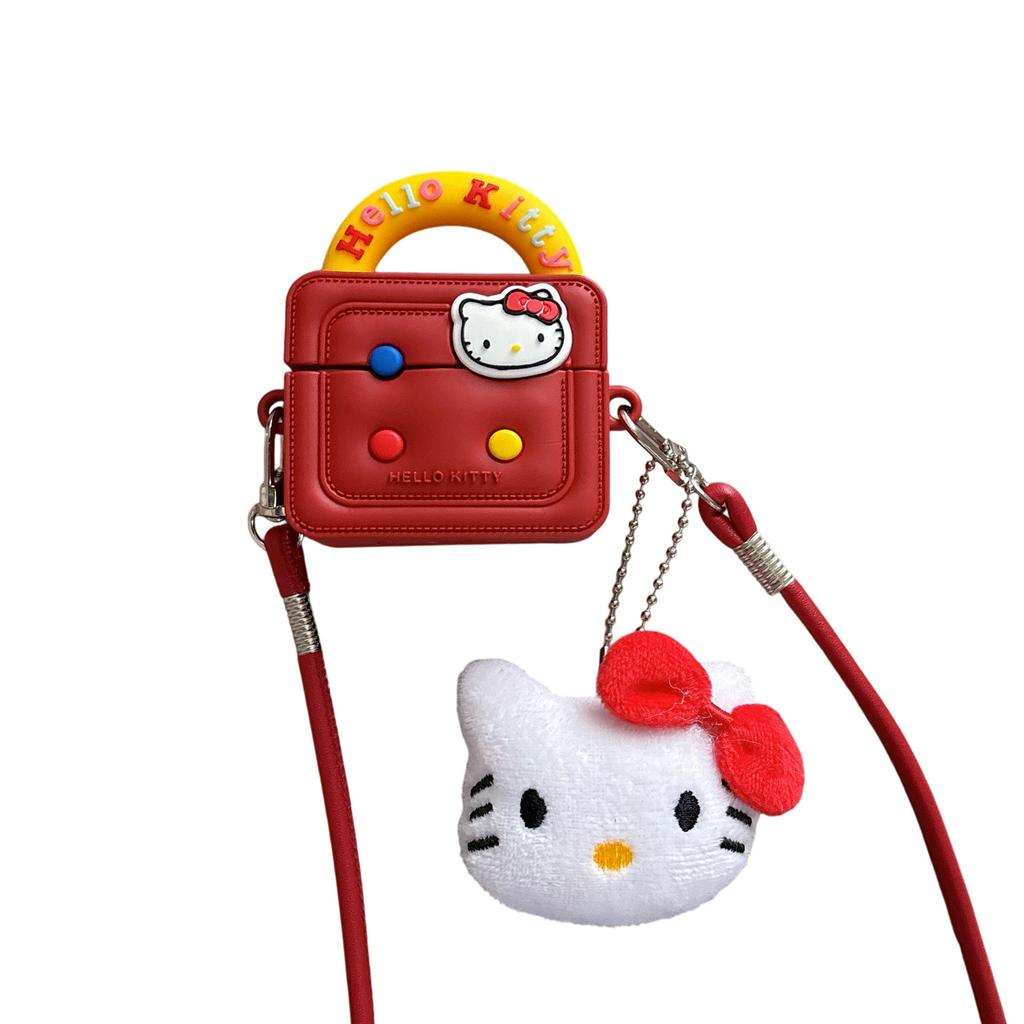 Handbag KT cat for AirPods 2 /3/4 generation Apple Pro2 Bluetooth headset case protective case anti-drop three-dimensional